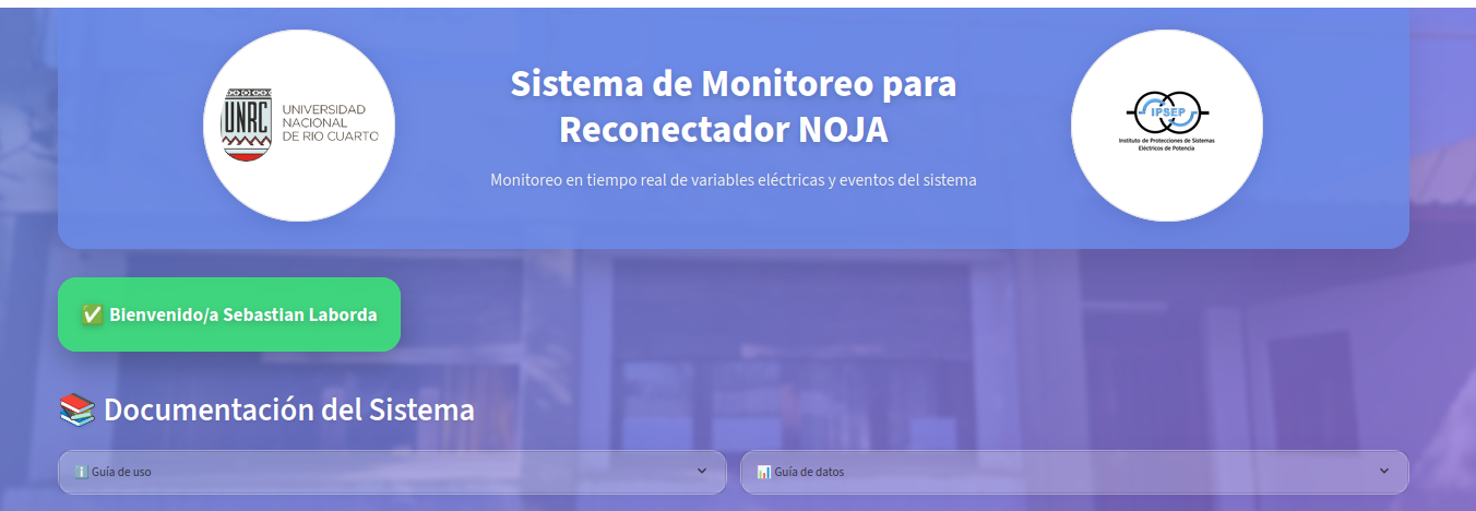 Encabezado de la página